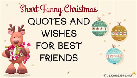 Funny Christmas Wishes For Best Friend Holiday Messages