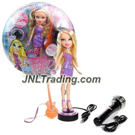 Mga Entertainment Bratz Neon Pop Divaz Series 10 Inch Doll Playset Cloe With Light Up Feature