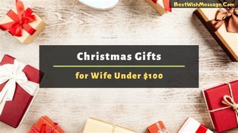 We've gathered over 40 fabulous finds for just about everyone on your list. Best Christmas Gifts for Wife Under $100 | Cheap Gift Ideas