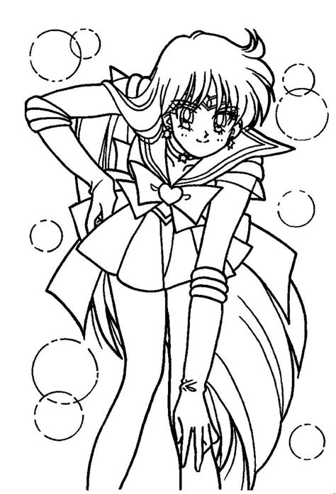 Rei Hino Sailor Mars Coloring Page Download Print Or Color Online