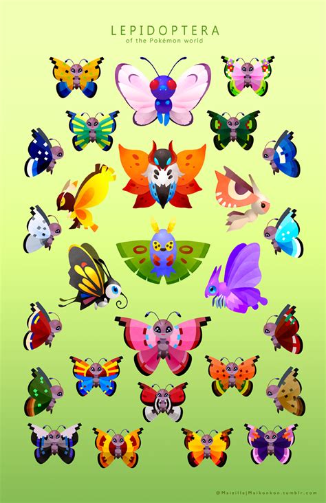 Butterflies And Moths Of Pokemon Imgur Cute Pokemon Wallpaper