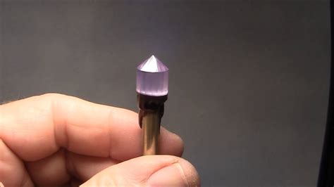 Cutting Gemstones Faceting A Cubic Zirconia Round Brilliant Youtube