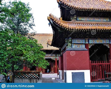 Chinese Building Art Architecture History And Time In Beijing City