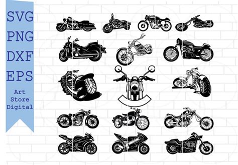 Motorcycle Svg Bundle Motorbike Svg Chopper Svg Cruiser Svgn So