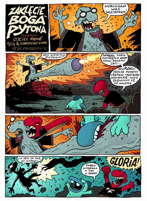 One Page Comic Shot On Behance