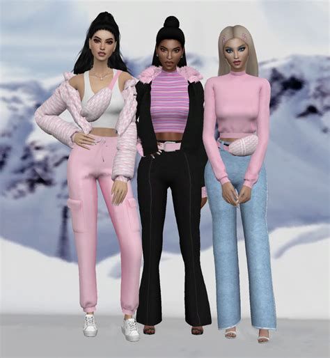 ️ Winter Collection ️ ♡༻ Sims 4 Clothing Winter Collection Sims 4
