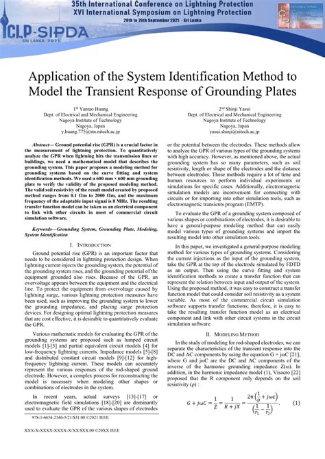 pdf xxx x xxxx xxxx x xx xx 00 ©20xx ieee application of the system identification method to