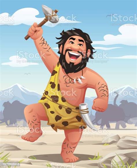 Caveman Warrior Stock Illustration Download Image Now Caveman Ice
