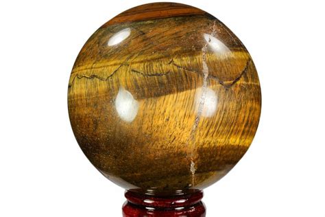 3 6 Polished Tiger S Eye Sphere South Africa 107316 For Sale