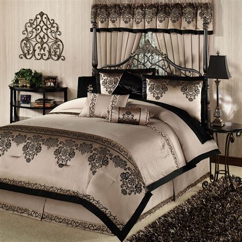 Camelot Ii Comforter Set Taupe Bedroom Comforter Sets Bed Comforter