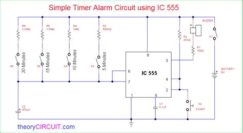 In 2017, it was said over a billion 555 timers are pr. Simple Timer Alarm Circuit using IC 555