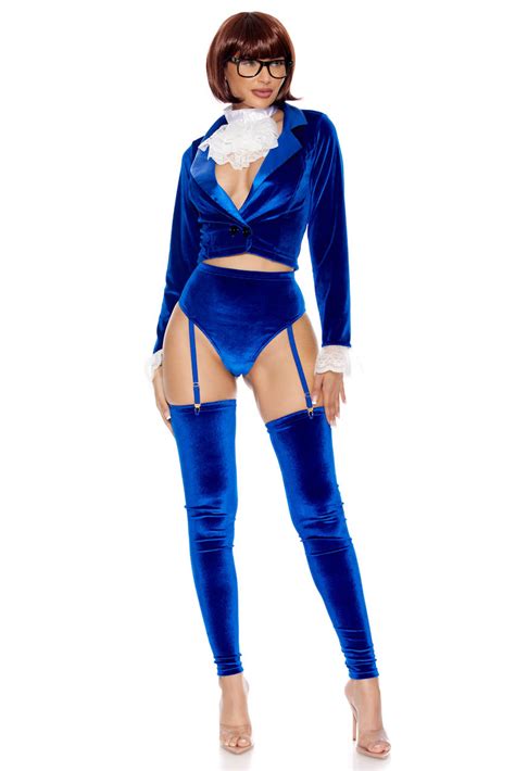 Sexy Austin Powers Costume Retro Movie Character Costume