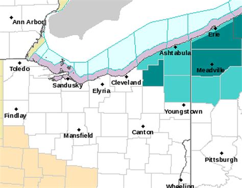 National Weather Service Issues Lake Effect Snow Warning For Geauga