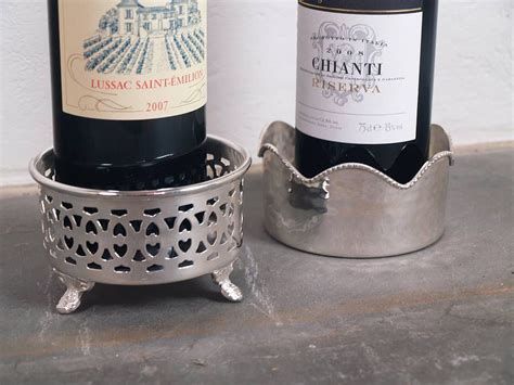 Silver Plated Wine Bottle Coaster By Deservedly So Notonthehighstreet