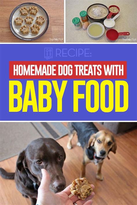 Homemade Dog Treats with Baby Food Recipe | Dog treats homemade recipes