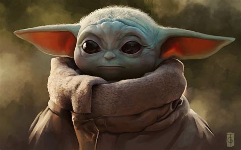 Cabeza De Baby Yoda