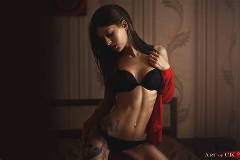 Fondos De Pantalla Mujer Modelo Fotograf A Tatuaje Lencer A