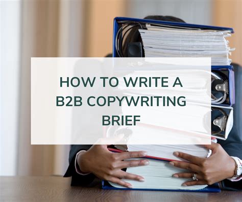 How To Write A B2b Copywriting Brief With Template Nellie Pr