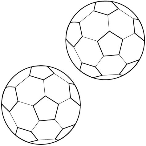 Desenhos de Bola de Futebol Grátis Para Crianças para Colorir e