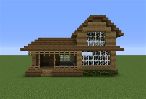 My absolute favorite style of house in minecraft. Wooden House 16 - GrabCraft - Your number one source for ...