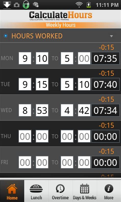 We make no claims as to the accuracy, completeness and timeliness by any of our calculators. Time Card Calculator-TimeClock for Android - APK Download