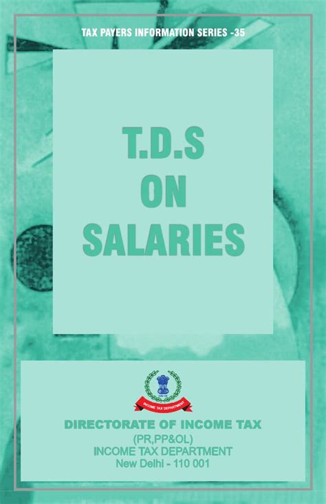 Incometaxindia.gov.in at press about us. Www.incometaxindia.gov.in Archive TDS on Salaries | Income ...
