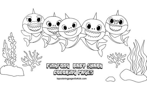 Finish this fun ocean unit off with an ocean themed craft and these cute baby shark inspired coloring pages! 12 Free Printable Baby Shark Coloring Pages For Kids