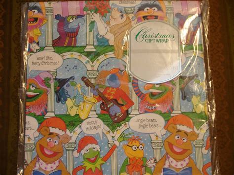 Vintage Muppets Wrapping Paper Hallmark Christmas