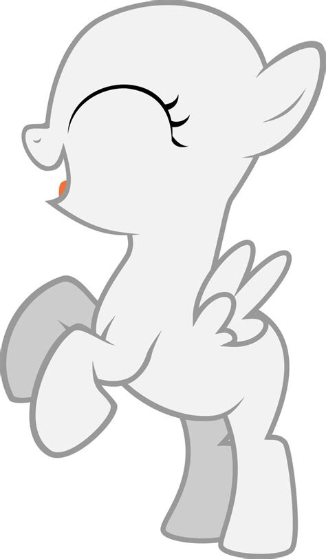 Mlp Base Pegasus Filly Pegasus Filly Base 5 By Bookwormpony On