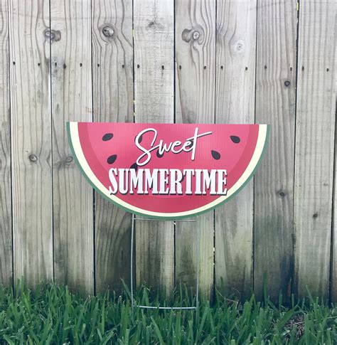 Sweet Summertime - Sweet Summertime Sign - Watermelon ...