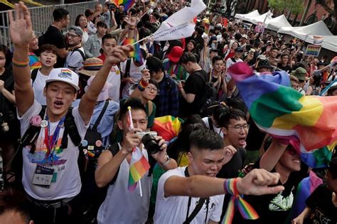 Taiwan Parliament Approves Asias First Gay Marriage Bill East Asia