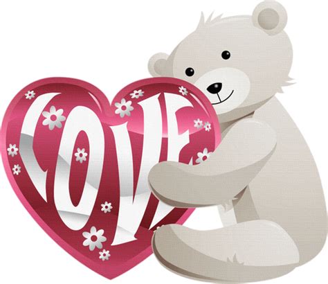 Love Ours Png St Valentin Valentines Day Bear Png