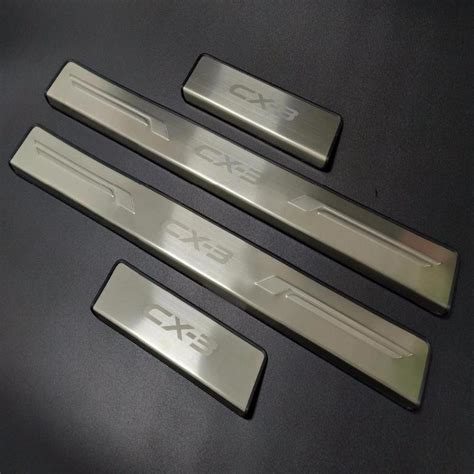 For Car Styling Mazda Cx 3 Door Sill Pedal Scuff Plates Protectors