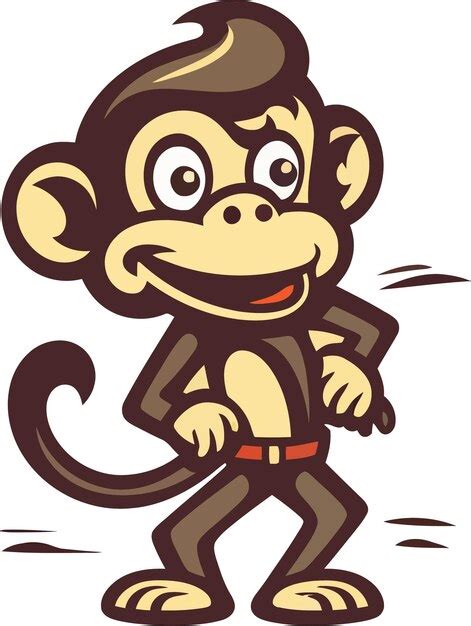 Premium Vector Vector Of Monkey Logo Mascot