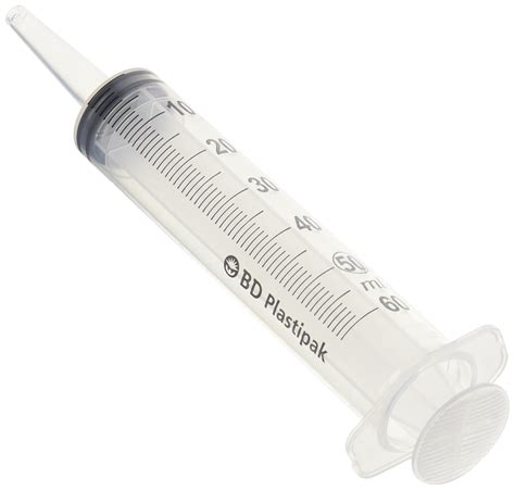 Bd Plastipak Syringe Without Needle Catheter Cone Ml