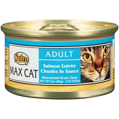 Sheba perfect portions paté best wet cat food for adults: NUTRO MAX CAT Salmon Entree Chunks in Sauce Canned Adult ...