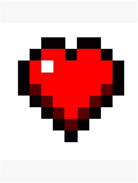 Minecraft Pixel Heart Pixel Art Minecraft Pixel Art Minecraft Heart