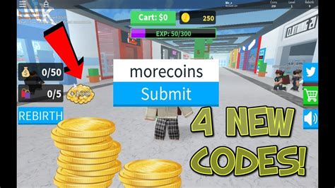 Use these roblox promo codes to get free cosmetic rewards in roblox. Youtube Roblox Shopping Simulator Codes | Uirbx.club ...