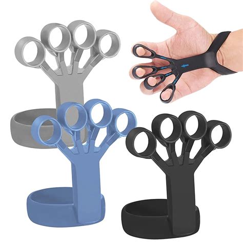 silicone grip device finger exercise stretcher arthritis hand grip trainer strengthen