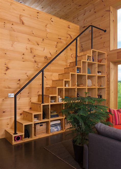 Beautiful Tiny House With Floating Staircase Charming