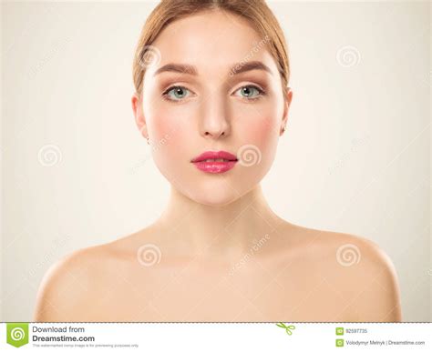 beautiful girl face perfect skin stock image image of adult beautiful 92597735