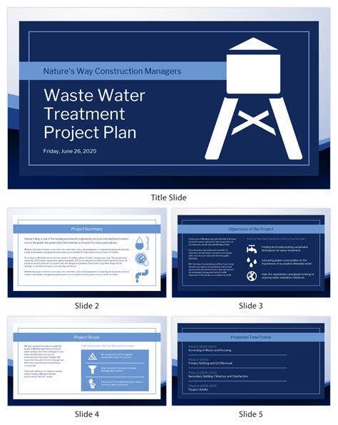 Water Treatment Powerpoint Template Free Download Printable Templates