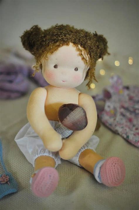 Handmade Textile Waldorf Baby Doll Brenda 1496 Inch 38 Cm Etsy Australia