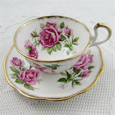 Royal Standard Orleans Rose Tea Cup And Saucer Pink Rose Antique Tea Cups Vintage Cups Rose