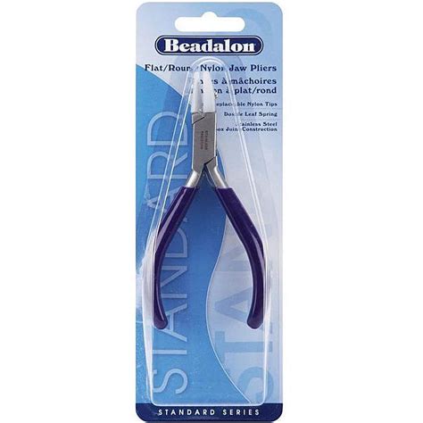 Beadalon Pliers Flat Nose Nylon Jaw