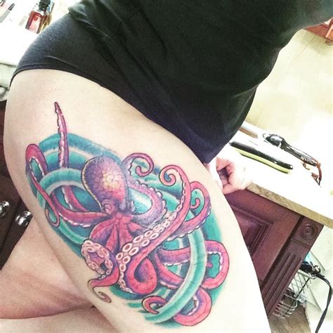 Octopus Thigh Tattoo Designs Ideas And Meaning Tattoos For You