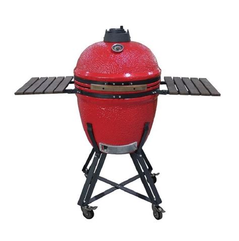 Auplex Large Moveable Garden Ceramic Kamado 21 Inch Outdoor Bbq