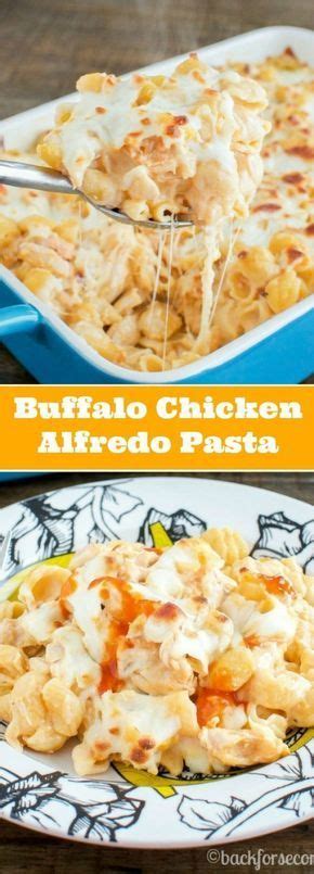 Buffalo Chicken Alfredo Bake Recipe Food Food Recipes