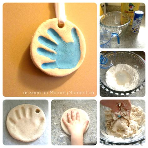 Diy Salt Dough Handprint Mommy Moment
