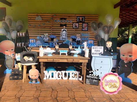 Decoração Tema O Poderoso Chefinho Party Boss Baby Escritório Da Arte